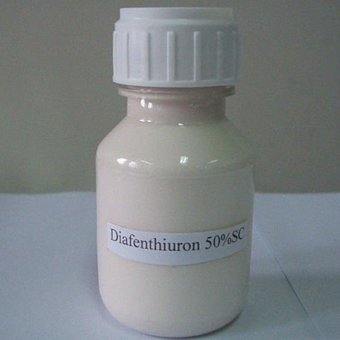 Diafenthiuron; CAS NO 80060-09-9; insecticide and acaricide against phytophagous mites and other sucking pests